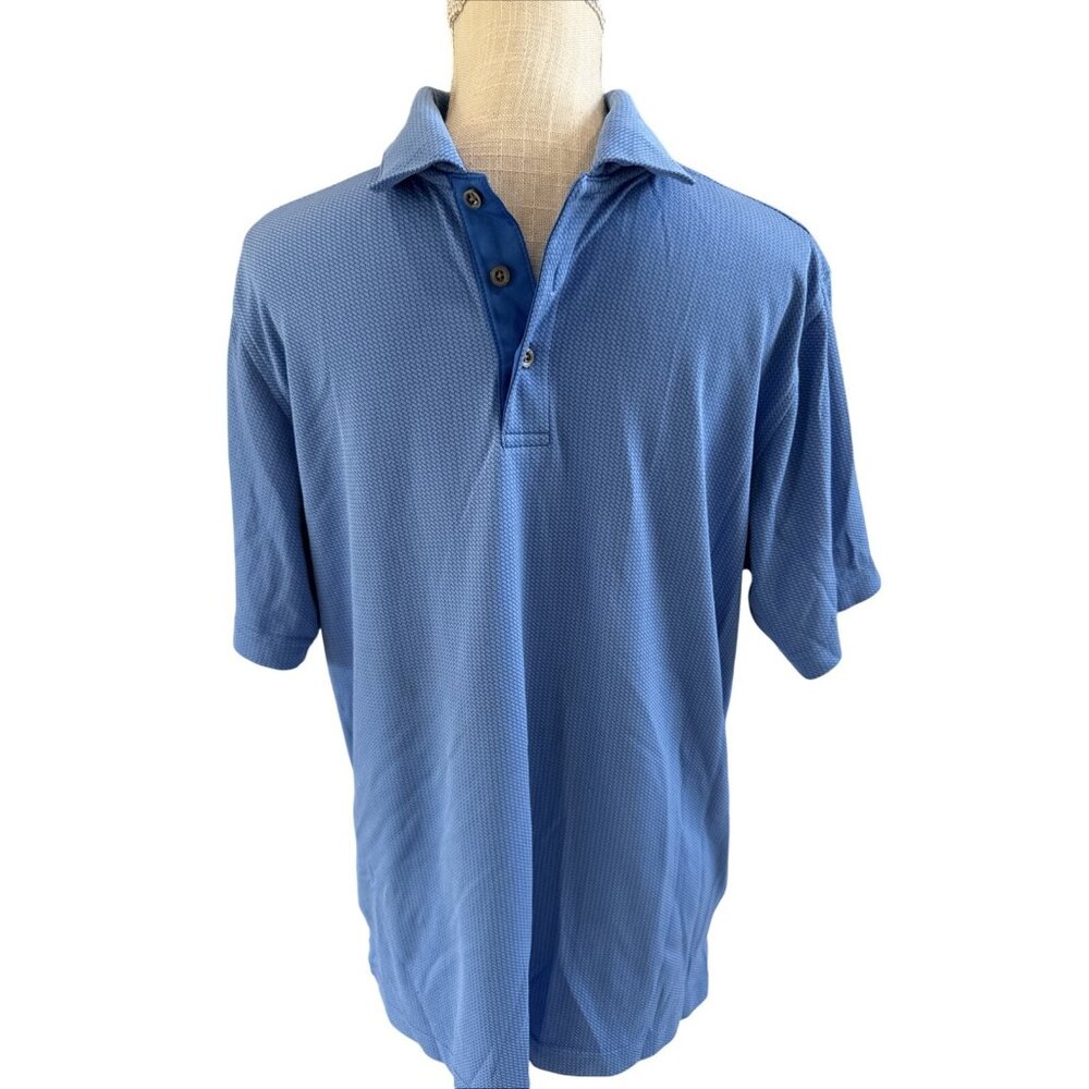 Bollé Mens Blue Performance Polo Shirt M